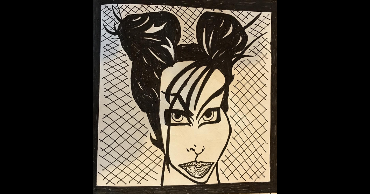 A drawing called ''Resilience'' by Eddie Signaigo