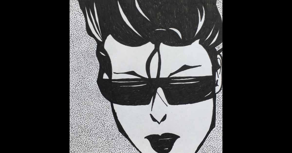 A drawing called ''Hot Like You'' by Eddie Signaigo