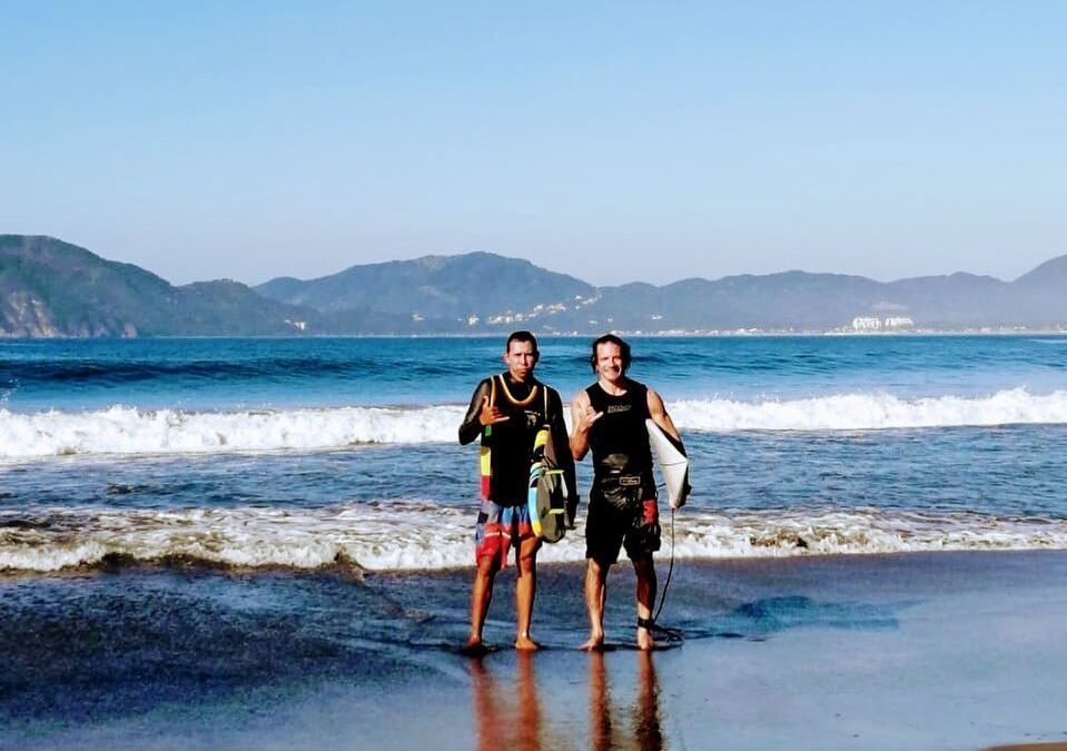 Learning How To Surf in Mexico