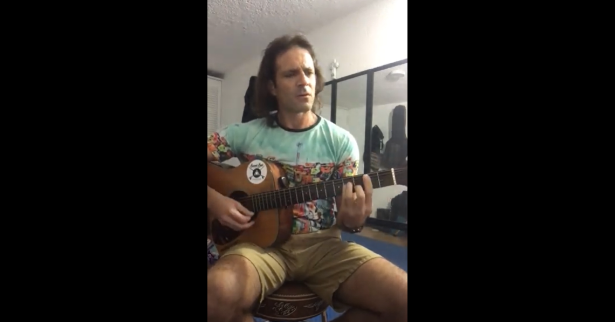 Eddie Signaigo playing Wicked Game by Chris Isaak