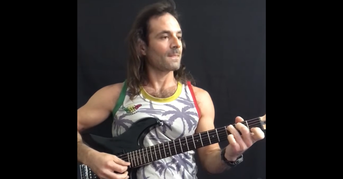 Eddie Signaigo playing patience by Guns N' Roses