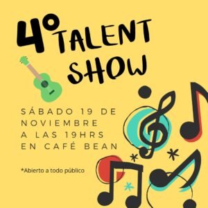 Café Bean Talent Show Flyer 2