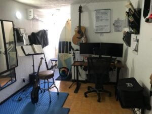Eddie's workspace