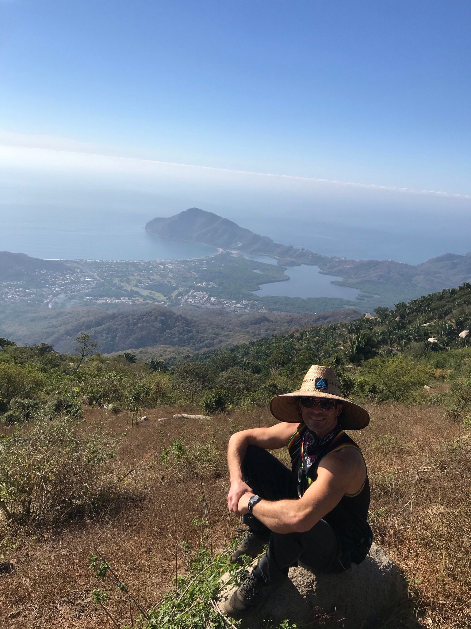 Me at the top of Cerro del Torro, Manzanillo.