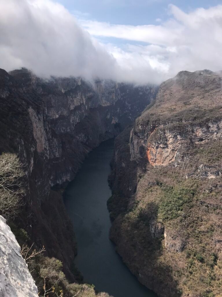 View Cañon Sumidero from above.