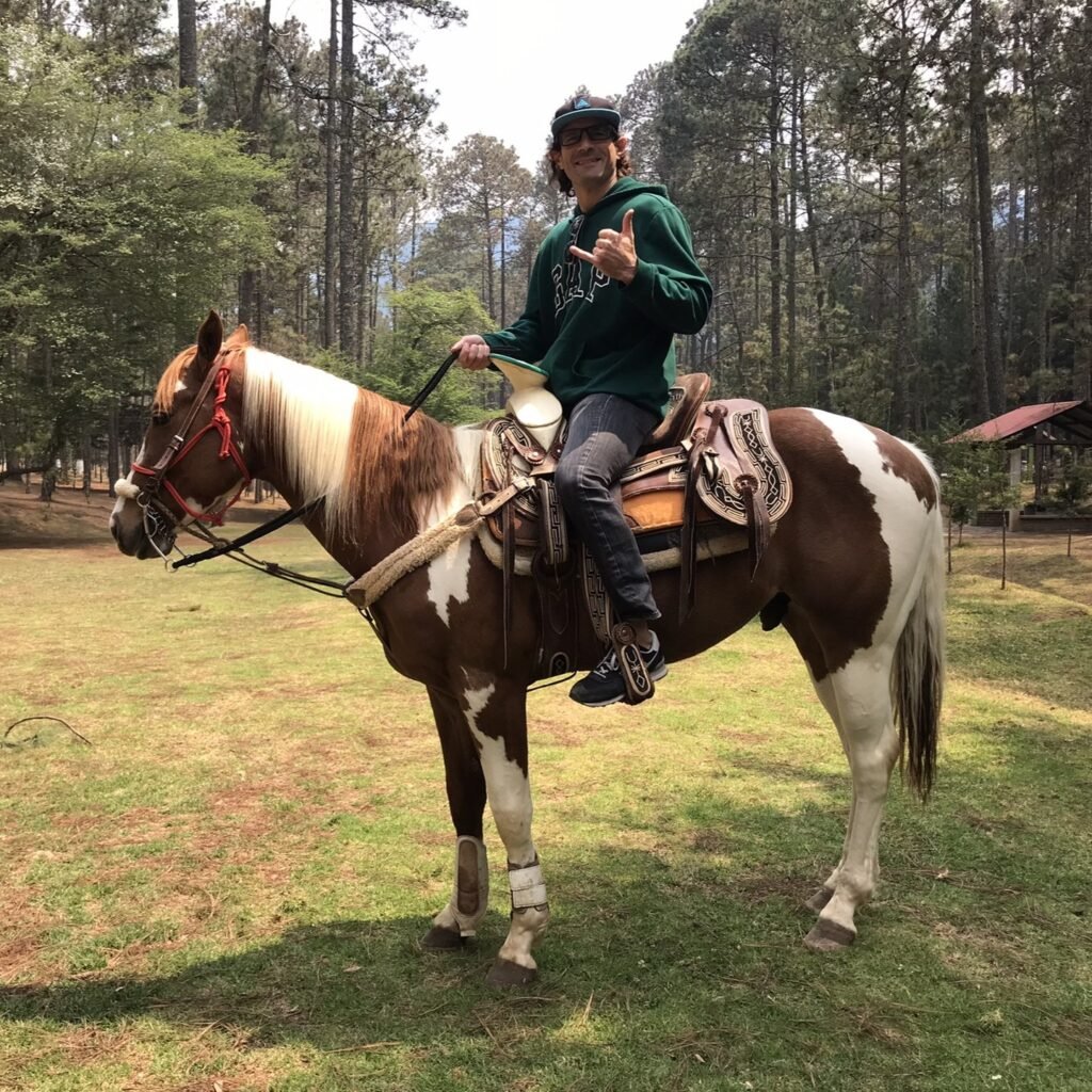 Horseback riding at El Arcotete.