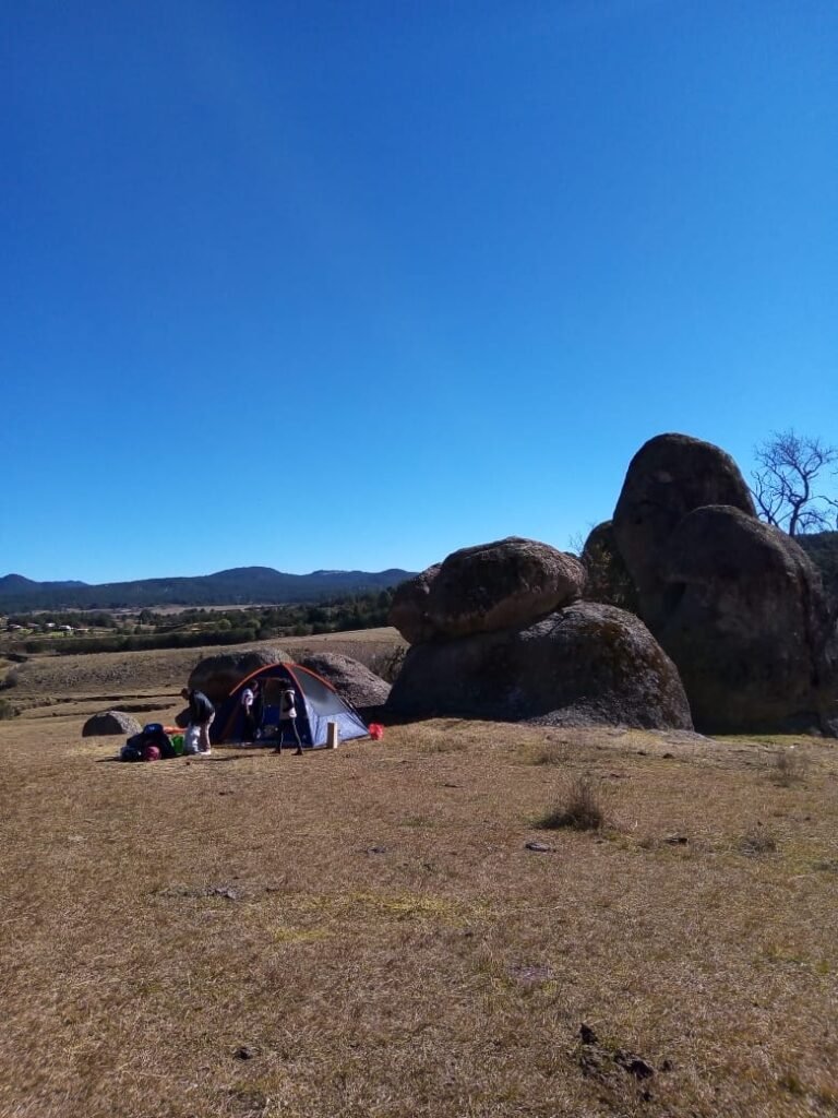 Our campsite at Las Piedrotas.