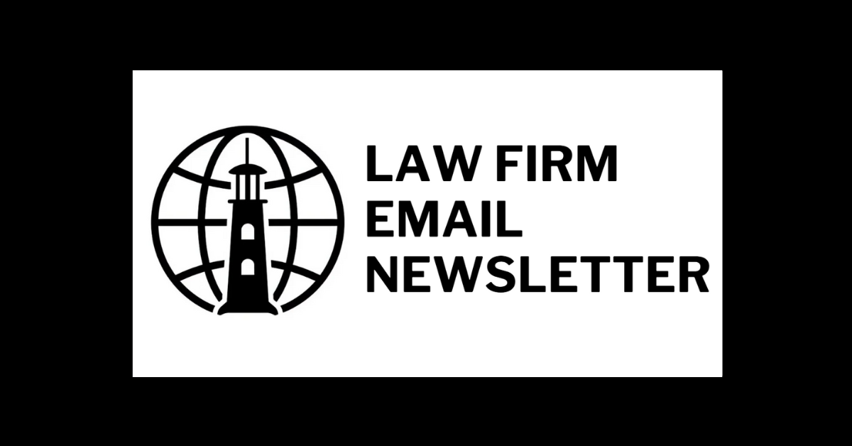 Law Firm Email Newsletters Blog (Cover with Globe Logo)
