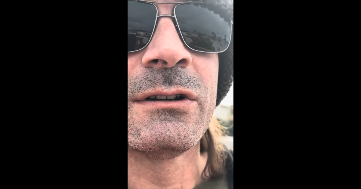 Eddie Signaigo on his rooftop in Tijuana