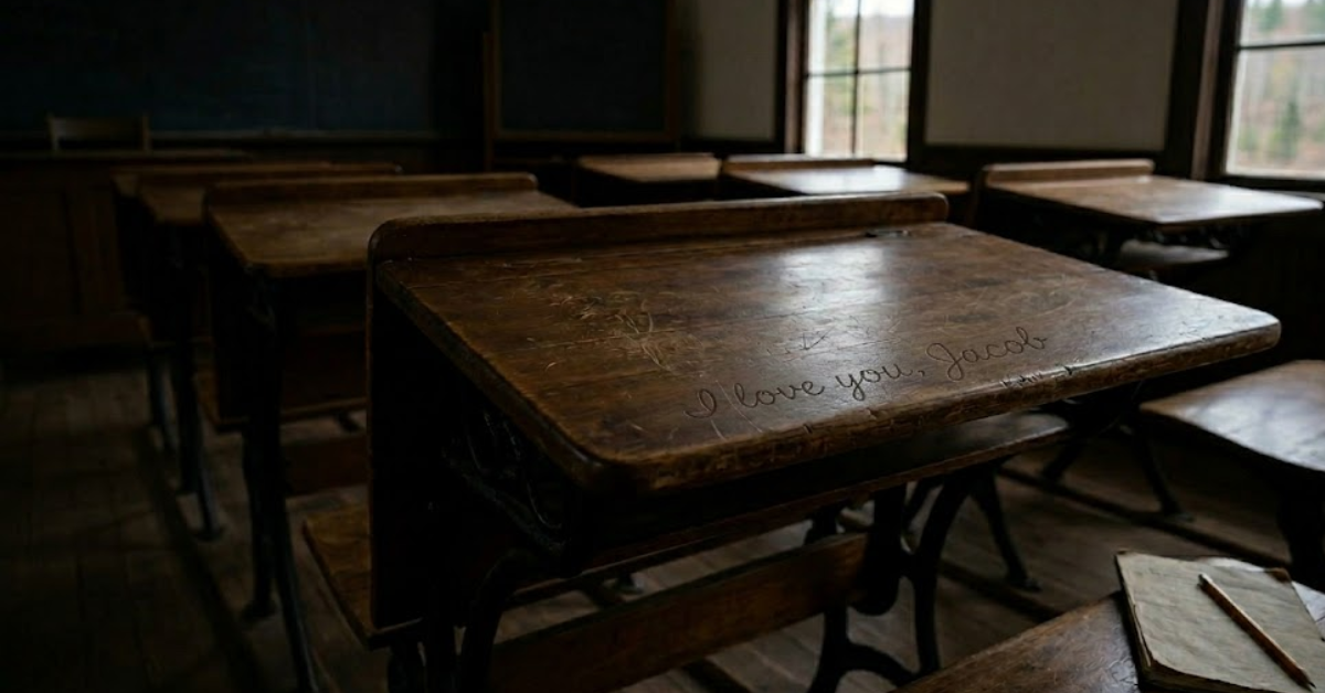 The Schoolhouse Desk Poem Cover Image